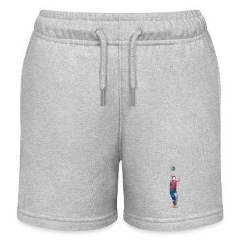 Volleyballsport #volleyball - Kinder Organic Joggingshorts Mini Bolter von Stanley/Stella - Grau meliert - Vorne