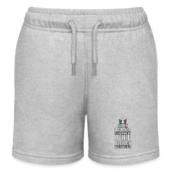 Italien Italiener Vaffanculo - Kinder Organic Joggingshorts Mini Bolter von Stanley/Stella - Grau meliert - Vorne