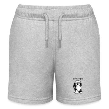 Tibet Terrier - Short de jogging enfant bio Stanley/Stella - gris chiné - Devant