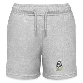 Red Horse - indigene Weisheit - Kinder Organic Joggingshorts Mini Bolter von Stanley/Stella - Grau meliert - Vorne