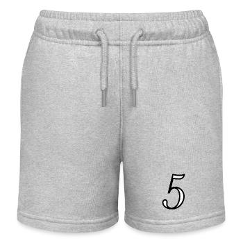 5. JUBILÄUM. 5 JAHRE. 5. JUBILÄUM - Kinder Organic Joggingshorts Mini Bolter von Stanley/Stella - Grau meliert - Vorne