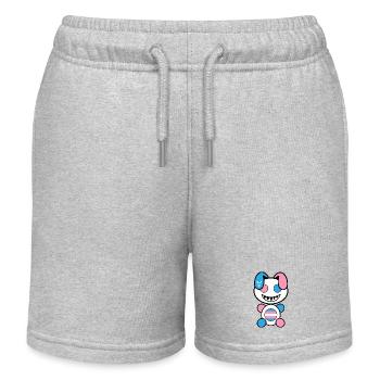 Pride Plush : Transy - Short de jogging enfant bio Stanley/Stella - gris chiné - Devant