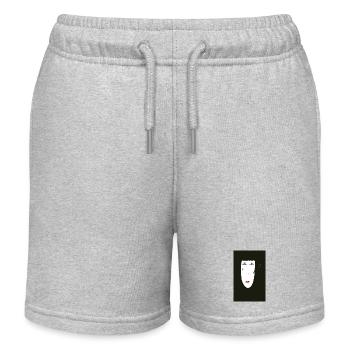 Dreamface - Kids Organic Sweat Shorts by Stanley/Stella - heather grey - Front