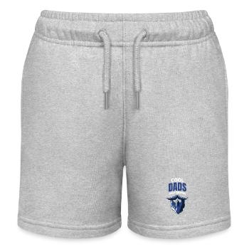 Les papas cool ont la barbe - Short de jogging enfant bio Stanley/Stella - gris chiné - Devant