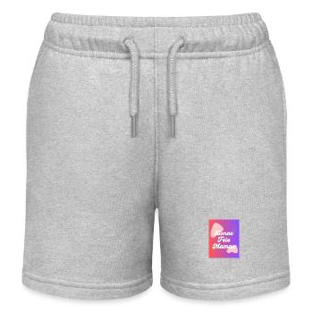 MAMAN,FÊTE DES MÈRES,BONNE FÊTE MAMAN - Short de jogging enfant bio Stanley/Stella - gris chiné - Devant