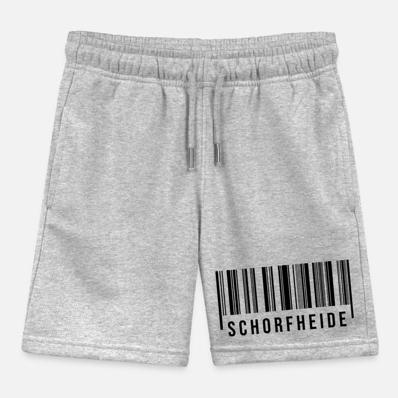 Schorfheide Strichcode Kinder Organic Joggingshorts Mini Bolter von Stanley/Stella