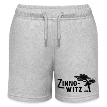 Zinnowitz, Perle der Ostsee - Kinder Organic Joggingshorts Mini Bolter von Stanley/Stella - Grau meliert - Vorne