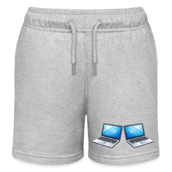 Ordinateur portable - Short de jogging enfant bio Stanley/Stella - gris chiné - Devant