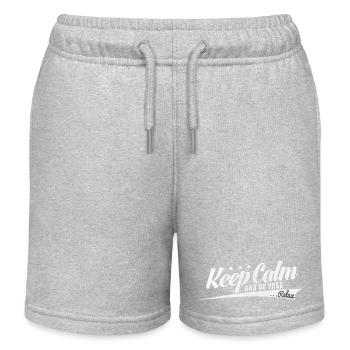 Yoga Relaxation Stay Calm - Short de jogging enfant bio Stanley/Stella - gris chiné - Devant