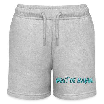 OMA. MUTTERTAG. ALLES GUTE ZUM OMA-TAG. ICH LIEBE DICH - Kinder Organic Joggingshorts Mini Bolter von Stanley/Stella - Grau meliert - Vorne