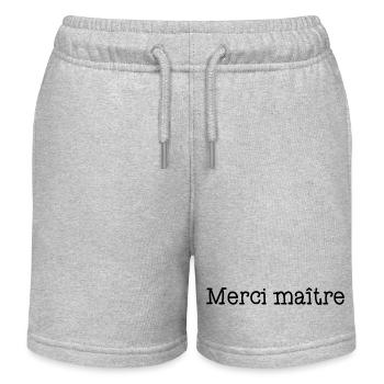 THANK YOU. ANNIVERSARY. BIRTH. RETIREMENT. THANK YOU - Kids Organic Sweat Shorts by Stanley/Stella - heather grey - Front