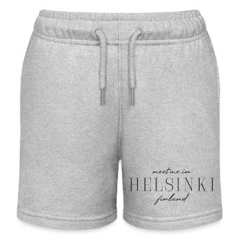 Helsinki Style Design T-Shirt - Short de jogging enfant bio Stanley/Stella - gris chiné - Devant