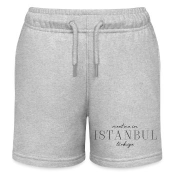 Istanbul Türkiye Style Design T-Shirt - Short de jogging enfant bio Stanley/Stella - gris chiné - Devant