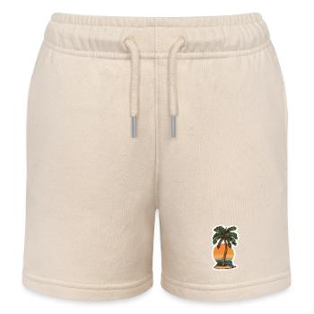 Palme - Kinder Organic Joggingshorts Mini Bolter von Stanley/Stella - Natur - Vorne