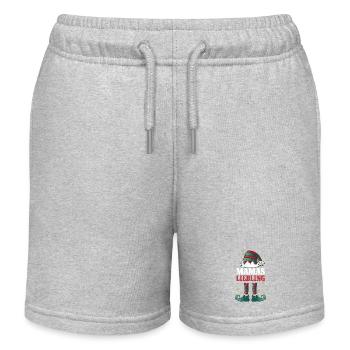 Weihnachten Mamas Liebling - Kinder Organic Joggingshorts Mini Bolter von Stanley/Stella - Grau meliert - Vorne