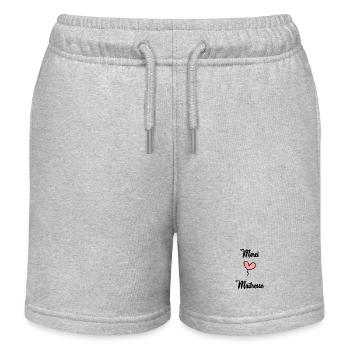 GELIEBTE. VIELEN DANK. DANKE, HERRIN - Kinder Organic Joggingshorts Mini Bolter von Stanley/Stella - Grau meliert - Vorne