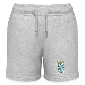 Dualität IV - Kinder Organic Joggingshorts Mini Bolter von Stanley/Stella - Grau meliert - Vorne