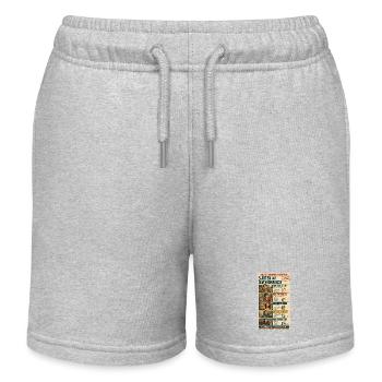 5 Arten auf dem Vormarsch - Kinder Organic Joggingshorts Mini Bolter von Stanley/Stella - Grau meliert - Vorne