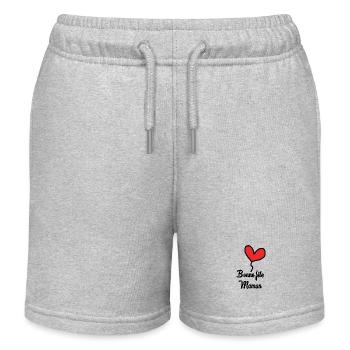 MOTHER'S DAY. HAPPY MOTHER'S DAY - Kids Organic Sweat Shorts by Stanley/Stella - heather grey - Front
