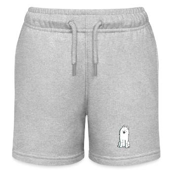 Sabaka Samojede - Kinder Organic Joggingshorts Mini Bolter von Stanley/Stella - Grau meliert - Vorne