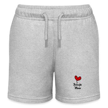 ALLES GUTE ZUM OMA-TAG - Kinder Organic Joggingshorts Mini Bolter von Stanley/Stella - Grau meliert - Vorne