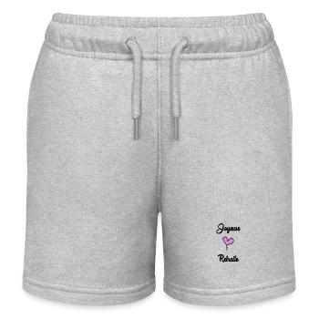 RETRAITE. RETRAITE. RETRAITEE. RETRAITE - Short de jogging enfant bio Stanley/Stella - gris chiné - Devant
