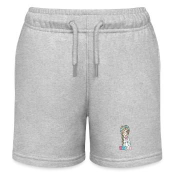 Süßes Hemd - Kinder Organic Joggingshorts Mini Bolter von Stanley/Stella - Grau meliert - Vorne