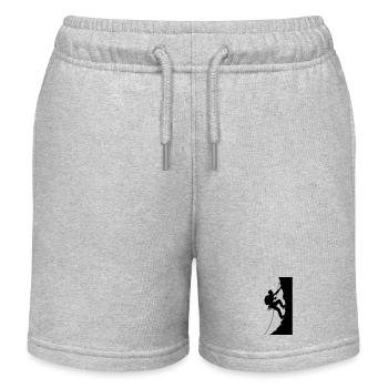 alpiniste - Short de jogging enfant bio Stanley/Stella - gris chiné - Devant