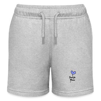 MUTTERTAG. SCHÖNEN MUTTERTAG. MAMA - Kinder Organic Joggingshorts Mini Bolter von Stanley/Stella - Grau meliert - Vorne