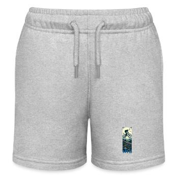 Mtb - Kinder Organic Joggingshorts Mini Bolter von Stanley/Stella - Grau meliert - Vorne