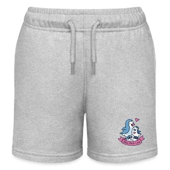 Je t’aime - Short de jogging enfant bio Stanley/Stella - gris chiné - Devant