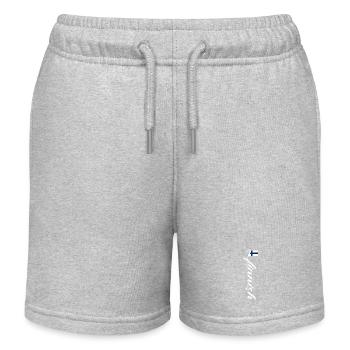 Finlande - Short de jogging enfant bio Stanley/Stella - gris chiné - Devant