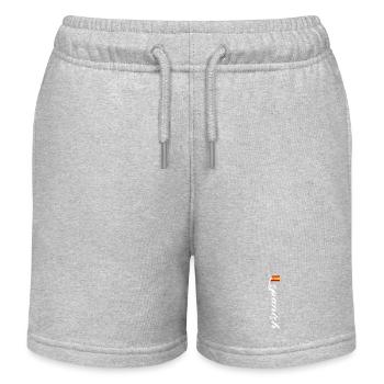 Espagne - Short de jogging enfant bio Stanley/Stella - gris chiné - Devant