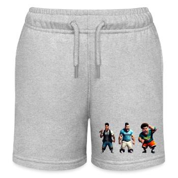 Motivational speakers - Kids Organic Sweat Shorts by Stanley/Stella - heather grey - Front