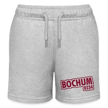 Bochum - 0234 - Indicatif téléphonique - NRW - Ruhrpott - Short de jogging enfant bio Stanley/Stella - gris chiné - Devant