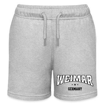 Style Lettres de Weimar Style Rétro - Short de jogging enfant bio Stanley/Stella - gris chiné - Devant