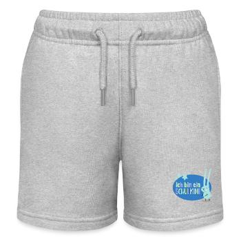 Einschulung, Schule, Schulkind, Kind, ABC-Schütze, - Kinder Organic Joggingshorts Mini Bolter von Stanley/Stella - Grau meliert - Vorne
