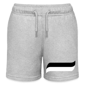 Siyah Beyaz - Short de jogging enfant bio Stanley/Stella - gris chiné - Devant