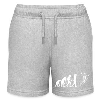 Cool handball inspiration for men - Kids Organic Sweat Shorts by Stanley/Stella - heather grey - Front