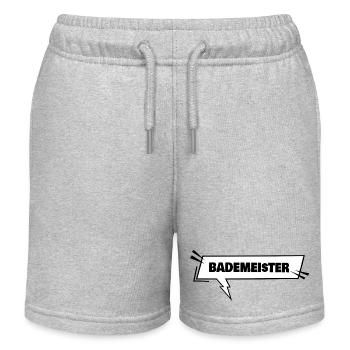 Ausbildung Bademeister - Kinder Organic Joggingshorts Mini Bolter von Stanley/Stella - Grau meliert - Vorne