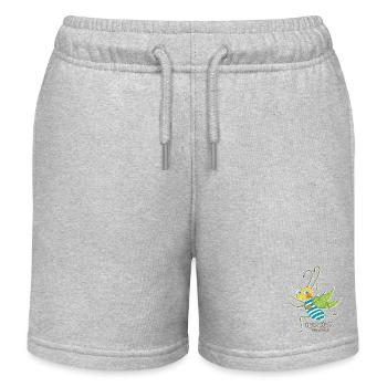 Kleiner Hüpfer - Kinder Organic Joggingshorts Mini Bolter von Stanley/Stella - Grau meliert - Vorne