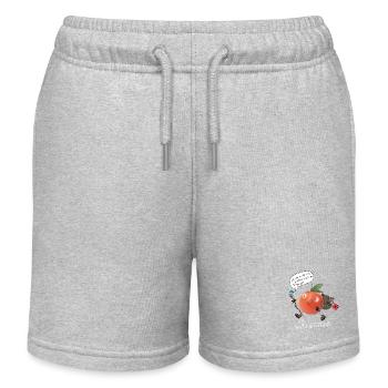 Wanderine - Kinder Organic Joggingshorts Mini Bolter von Stanley/Stella - Grau meliert - Vorne