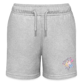 Petite Fée - Short de jogging enfant bio Stanley/Stella - gris chiné - Devant