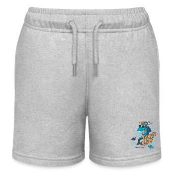 Funky Fish - Kinder Organic Joggingshorts Mini Bolter von Stanley/Stella - Grau meliert - Vorne