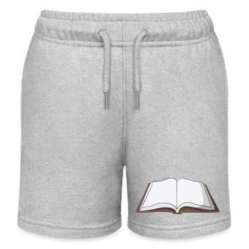 book - Kids Organic Sweat Shorts by Stanley/Stella - heather grey - Front