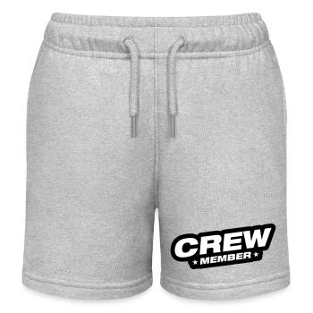 Crew Mitglied - Kinder Organic Joggingshorts Mini Bolter von Stanley/Stella - Grau meliert - Vorne