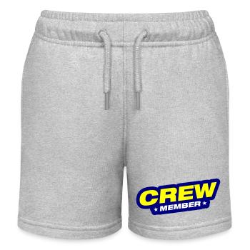 Crew Mitglied - Kinder Organic Joggingshorts Mini Bolter von Stanley/Stella - Grau meliert - Vorne