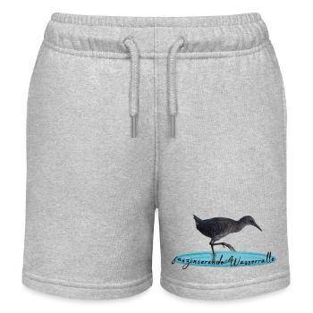 Rail d’eau Rail - Short de jogging enfant bio Stanley/Stella - gris chiné - Devant