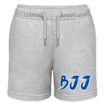 BJJ Blauer Gürtel – Jiu Jitsu Rang Design - Kinder Organic Joggingshorts Mini Bolter von Stanley/Stella - Grau meliert - Vorne