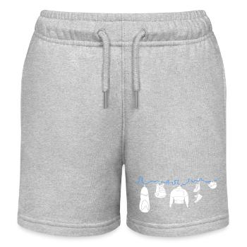 Suspendre des vêtements d’eau vive sur le cours de la rivière - Short de jogging enfant bio Stanley/Stella - gris chiné - Devant